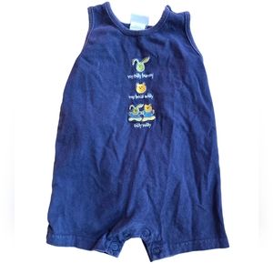 Vintage Y2K 2000 Carter's silly bunny tank top sleeveless onesie